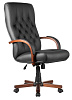 Кресло для руководителя M 175 A черная кожа - фото 2