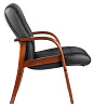 Конференц-кресло M 165 D/B черная кожа - фото 4