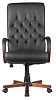 Кресло для руководителя M 175 A черная кожа - фото 3