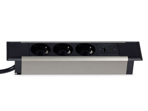 Блок розеток встраиваемый в стол G4103T-2AC.N