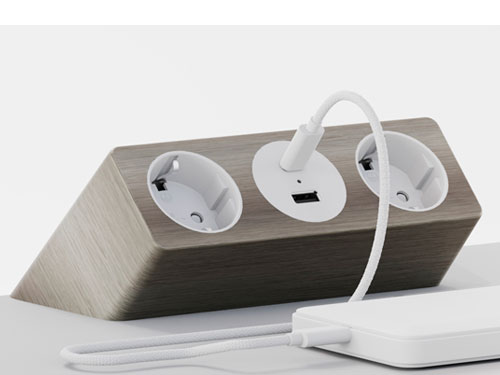 Блок розеток настольный 1 крепеж G1002A-2AC.N