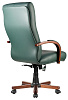 Кресло для руководителя M 175 A зеленая кожа - фото 5