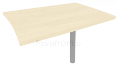 Брифинг-приставка для криволинейного стола KB-1