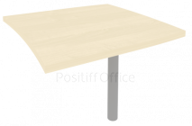 Брифинг-приставка для криволинейного стола KB-2