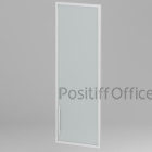 Алюминиевая дверь с мат. стеклом прав. Т2143