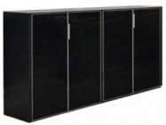 Шкаф низкий 4 двери ELCRE027 BLACK