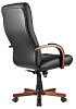 Кресло для руководителя M 175 A черная кожа - фото 5
