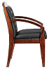 Конференц-кресло M 175 D черная кожа - фото 4