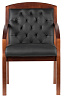 Конференц-кресло M 175 D черная кожа - фото 3
