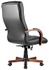 Кресло для руководителя M 165 A черная кожа - фото 5
