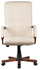 Кресло для руководителя M 165 A бежевая кожа - фото 3