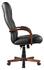 Кресло для руководителя M 175 A черная кожа - фото 4