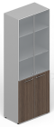 Шкаф высокий с мат. стеклом в раме REMH834L