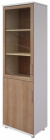 Шкаф высокий комбинированный со стеклом 45.42